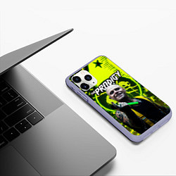 Чехол iPhone 11 Pro матовый The Prodigy Keith Flint, цвет: 3D-светло-сиреневый — фото 2