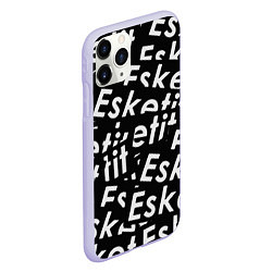 Чехол iPhone 11 Pro матовый Esskeetit rap, цвет: 3D-светло-сиреневый — фото 2