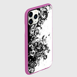 Чехол iPhone 11 Pro матовый Иллюстрация свободы, цвет: 3D-фиолетовый — фото 2