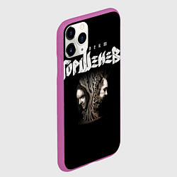 Чехол iPhone 11 Pro матовый Проект Горшенёв, цвет: 3D-фиолетовый — фото 2