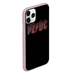 Чехол iPhone 11 Pro матовый PZDC - ACDC, цвет: 3D-розовый — фото 2