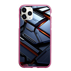 Чехол iPhone 11 Pro матовый Абстрактная красота, цвет: 3D-малиновый