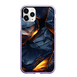 Чехол iPhone 11 Pro матовый Нестандартный порядок, цвет: 3D-светло-сиреневый