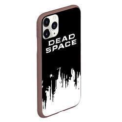 Чехол iPhone 11 Pro матовый Dead Space монстры космоса, цвет: 3D-коричневый — фото 2