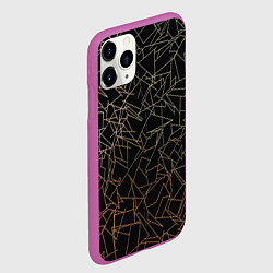 Чехол iPhone 11 Pro матовый Триумф хаоса, цвет: 3D-фиолетовый — фото 2