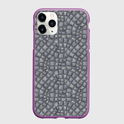 Чехол iPhone 11 Pro матовый Мостовая текстура