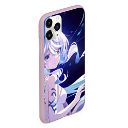 Чехол iPhone 11 Pro матовый Genshin Impact Furina, цвет: 3D-розовый — фото 2