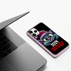 Чехол iPhone 11 Pro матовый 2024 пожалуйста будь лучше, цвет: 3D-розовый — фото 2