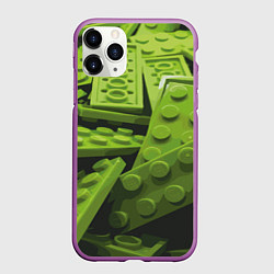 Чехол iPhone 11 Pro матовый Лего магия, цвет: 3D-фиолетовый