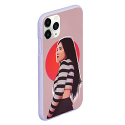 Чехол iPhone 11 Pro матовый Nancy Momaland, цвет: 3D-светло-сиреневый — фото 2