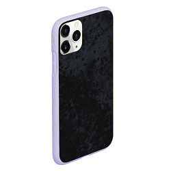 Чехол iPhone 11 Pro матовый Абстракция - угольная пыль, цвет: 3D-светло-сиреневый — фото 2