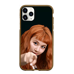 Чехол iPhone 11 Pro матовый Момо Твайс, цвет: 3D-коричневый