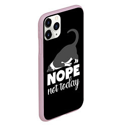 Чехол iPhone 11 Pro матовый Nope not today, цвет: 3D-розовый — фото 2