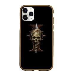 Чехол iPhone 11 Pro матовый Ассасинорум, цвет: 3D-коричневый