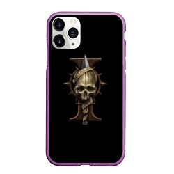 Чехол iPhone 11 Pro матовый Ассасинорум, цвет: 3D-фиолетовый