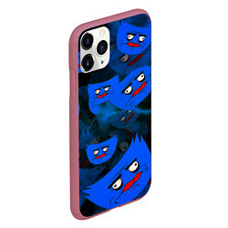 Чехол iPhone 11 Pro матовый Huggy Wuggy topgames, цвет: 3D-малиновый — фото 2