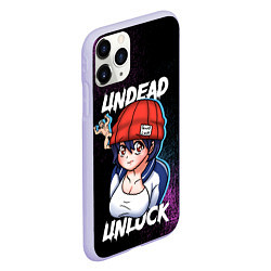 Чехол iPhone 11 Pro матовый Undead Unluck - Characters, цвет: 3D-светло-сиреневый — фото 2