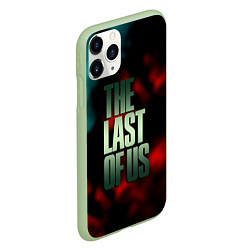 Чехол iPhone 11 Pro матовый The last of us fire, цвет: 3D-салатовый — фото 2