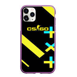 Чехол iPhone 11 Pro матовый Counter strike cybersport, цвет: 3D-фиолетовый