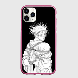 Чехол iPhone 11 Pro матовый Чосо в шибари - Магическая битва, цвет: 3D-малиновый