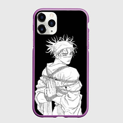 Чехол iPhone 11 Pro матовый Чосо в шибари - Магическая битва, цвет: 3D-фиолетовый