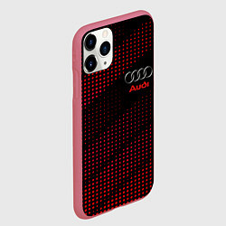 Чехол iPhone 11 Pro матовый Audi sportdot, цвет: 3D-малиновый — фото 2