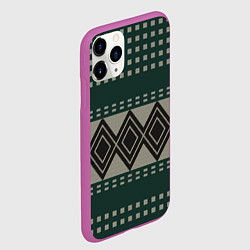 Чехол iPhone 11 Pro матовый Свитер пацана, цвет: 3D-фиолетовый — фото 2