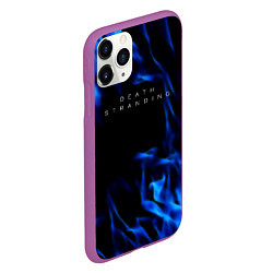 Чехол iPhone 11 Pro матовый Death Stranding souls flame kojima, цвет: 3D-фиолетовый — фото 2