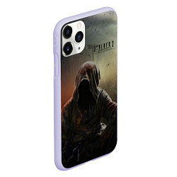 Чехол iPhone 11 Pro матовый STALKER 2 чёрный сталкер, цвет: 3D-светло-сиреневый — фото 2