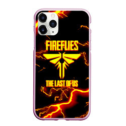 Чехол iPhone 11 Pro матовый The Last of Us thunderstorm, цвет: 3D-розовый