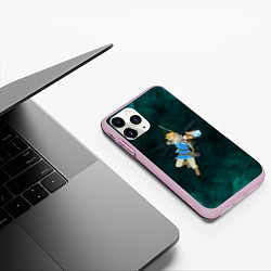 Чехол iPhone 11 Pro матовый Zelda the game, цвет: 3D-розовый — фото 2