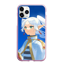 Чехол iPhone 11 Pro матовый Sousou no Frieren smile, цвет: 3D-розовый