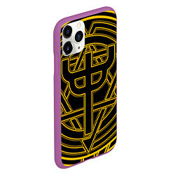 Чехол iPhone 11 Pro матовый Invincible Shield icon - Judas Priest, цвет: 3D-фиолетовый — фото 2