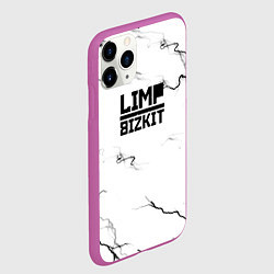 Чехол iPhone 11 Pro матовый Limp bizkit storm black, цвет: 3D-фиолетовый — фото 2