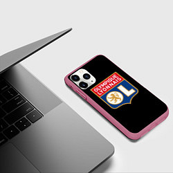 Чехол iPhone 11 Pro матовый Олимпик, цвет: 3D-малиновый — фото 2