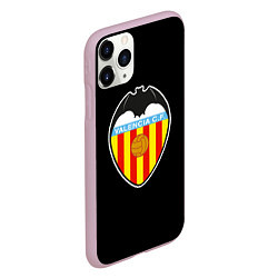 Чехол iPhone 11 Pro матовый Valencia fc club sport, цвет: 3D-розовый — фото 2