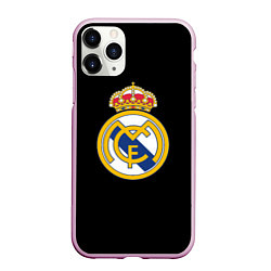 Чехол iPhone 11 Pro матовый Real madrid fc club, цвет: 3D-розовый