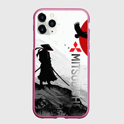 Чехол iPhone 11 Pro матовый Мечта самурая, цвет: 3D-малиновый