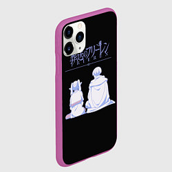 Чехол iPhone 11 Pro матовый Фрирен и Гиммель, цвет: 3D-фиолетовый — фото 2