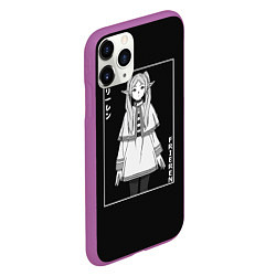 Чехол iPhone 11 Pro матовый Фрирен - вайфу, цвет: 3D-фиолетовый — фото 2
