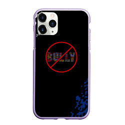 Чехол iPhone 11 Pro матовый Bully game краски рокстар, цвет: 3D-светло-сиреневый