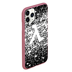 Чехол iPhone 11 Pro матовый Half life splash white, цвет: 3D-малиновый — фото 2