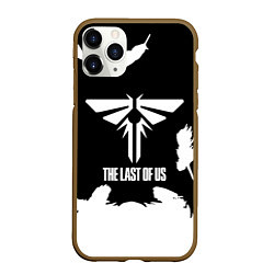 Чехол iPhone 11 Pro матовый The Last of Us цикады перо, цвет: 3D-коричневый