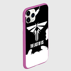 Чехол iPhone 11 Pro матовый The Last of Us цикады перо, цвет: 3D-фиолетовый — фото 2