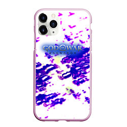 Чехол iPhone 11 Pro матовый God of war ragnarok abstraction, цвет: 3D-розовый