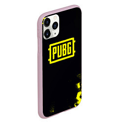 Чехол iPhone 11 Pro матовый Pubg краски абстракция, цвет: 3D-розовый — фото 2