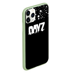 Чехол iPhone 11 Pro матовый DayZ крачки белые, цвет: 3D-салатовый — фото 2