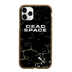 Чехол iPhone 11 Pro матовый Dead space текстура, цвет: 3D-коричневый