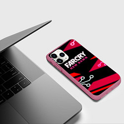 Чехол iPhone 11 Pro матовый Farcry new dawn, цвет: 3D-малиновый — фото 2