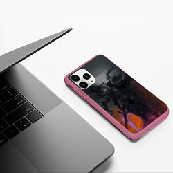 Чехол iPhone 11 Pro матовый Entity - Solo Leveling, цвет: 3D-малиновый — фото 2